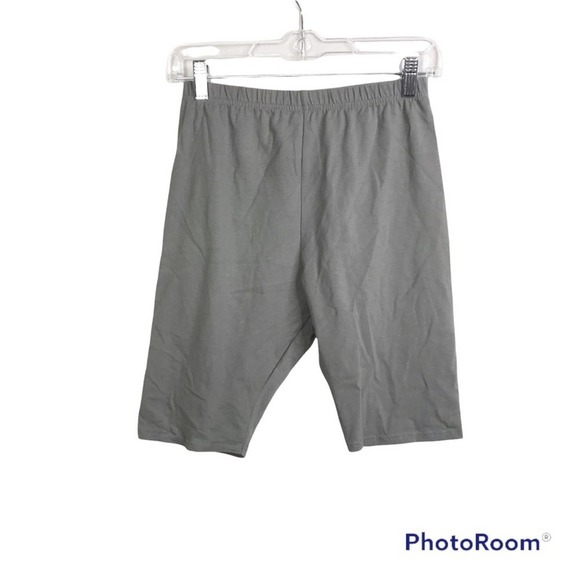 Prettylittlething charcoal grey cotton stretch cycling shorts size 6 NWT - Picture 3 of 9